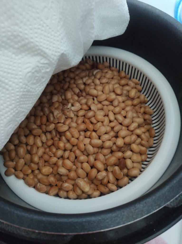 納豆の作り方⑤発酵させる